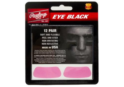 Rawlings Eye Black PINK Stickers 