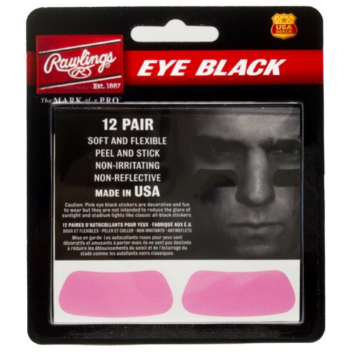 Rawlings Eye Black PINK Stickers 