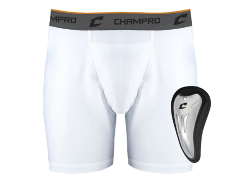 Champro Wind-Up Youth Baseball Compression Sliding Shorts w/Cup