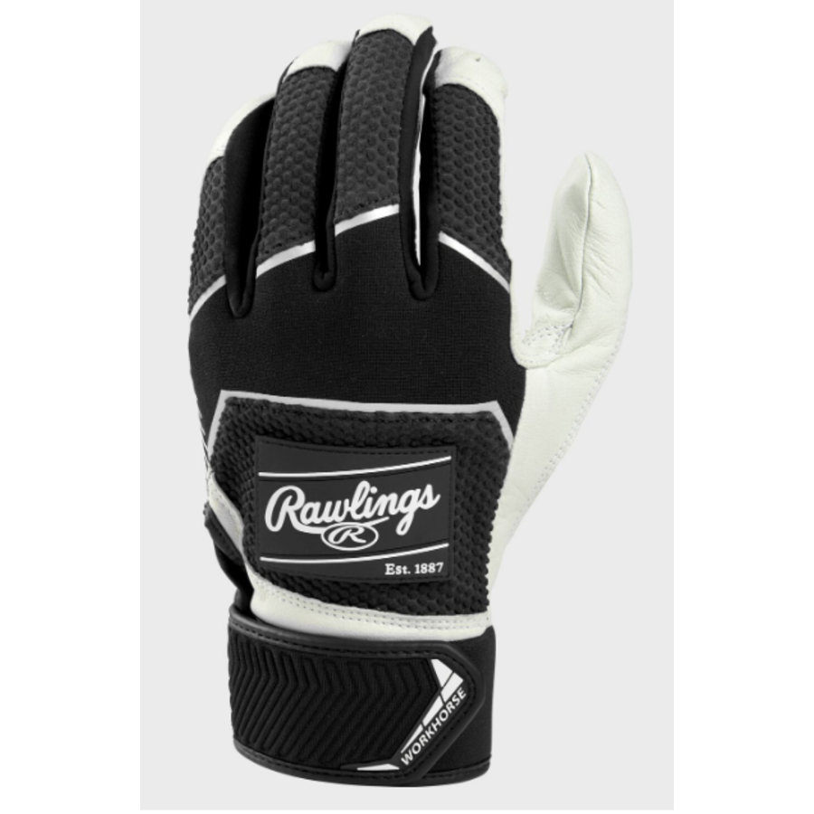 Rawlings 2022 Workhorse Yth Batting Gloves Charlie Rose Baseball