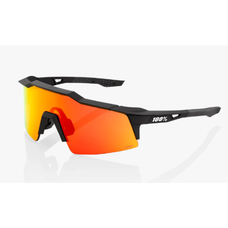 100% Speedcraft SL Soft Tact Black HiPER Red Multilayer Mirror Lens