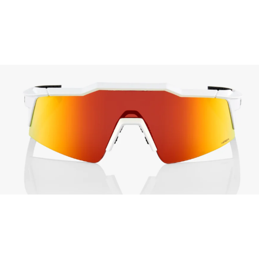 100% Speedcraft SL Soft Tact Off White HiPER Red Multilayer Mirror Lens