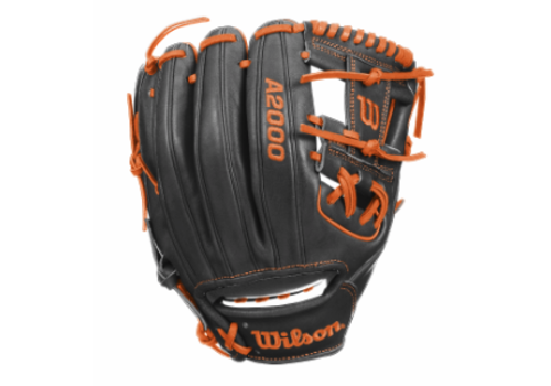 Wilson Custom A2000 1786 Black/Orange 11.5 in 