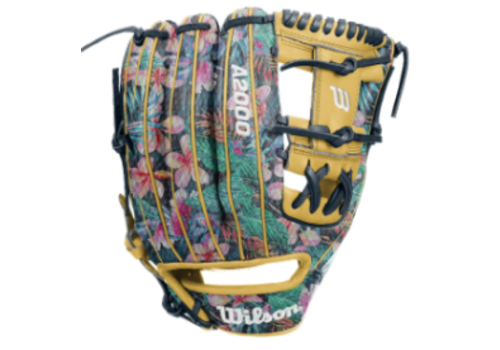 Wilson Custom A2000 1975 Floral/Blonde 11.75 in 