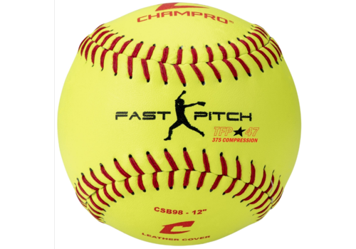 Champro 12" CSB98 Leather Softball 1dz 