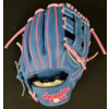 Charlie Rose Baseball Custom Fielders Mitt Blue/Pink Japanese Kip 11.75 in