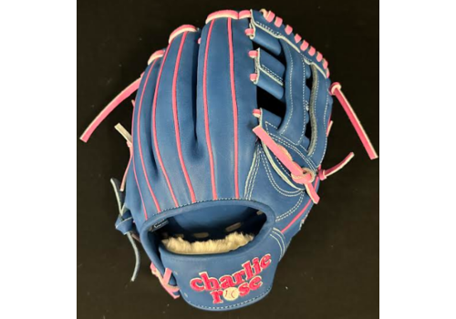 Rawlings Custom Heart of the Hide Baby Blue/Pink 11.75 in - Charlie Rose  Baseball