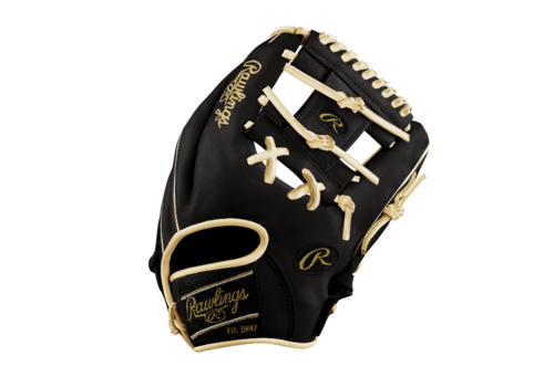 Midnight Gold Rawlings Custom Heart of the Hide Black/Gold 11.5 in RHT 