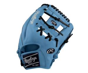 Rawlings Custom Heart of the Hide Baby Blue/Navy 11.5 in RHT