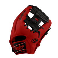 Rawlings Custom Heart of the Hide Red/Black 11.5 in RHT