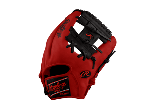 Scarlet Shadow Rawlings Custom Heart of the Hide Red/Black 11.5 in RHT 