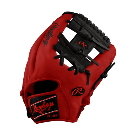 Scarlet Shadow Rawlings Custom Heart of the Hide Red/Black 11.5 in RHT 