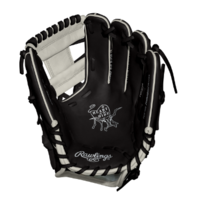 Rawlings Custom Heart of the Hide Black/White Knit 11.5 in RHT