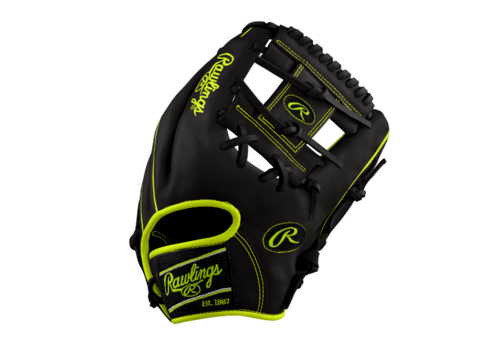 Neon Viper Rawlings Custom Heart of the Hide Black/Neon 11.5 in RHT 