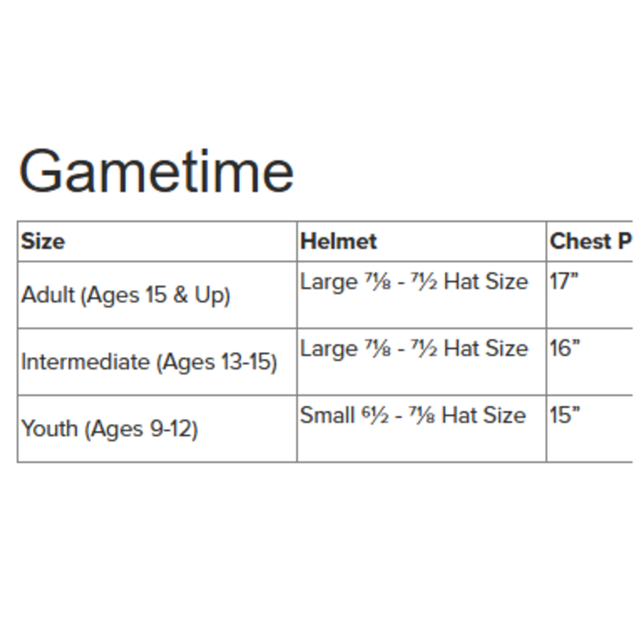 Game Time Catcher Set Intermediate Red