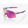 100% S3- Polished Translucent Grey - Purple Multilayer Mirror Lens