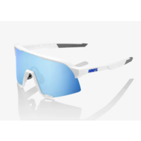 S3- Matte White - Hiper Blue Multilayer Mirror Lens