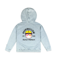 Happy Place Hoodie Grey