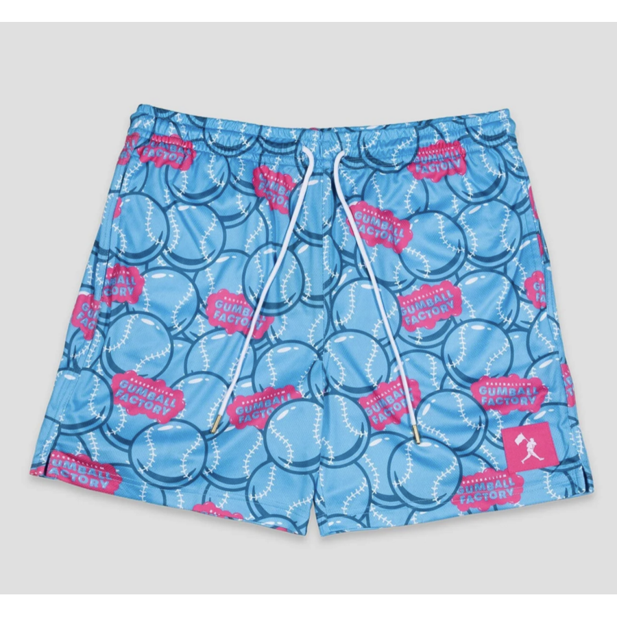 Gumball Factory Diamond Air Mesh Shorts Light Blue