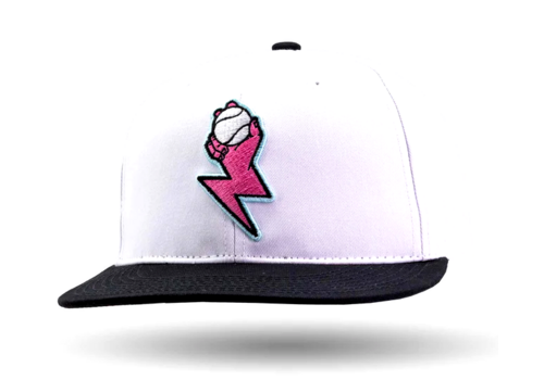 Snap Electric Arms(White) Youth Cap 