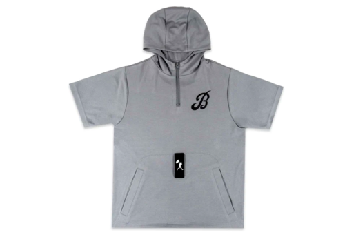 Bat Bros War Path BP Hooded Tee Grey 