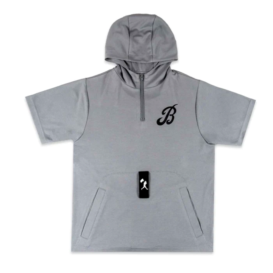 Bat Bros War Path BP Hooded Tee Grey