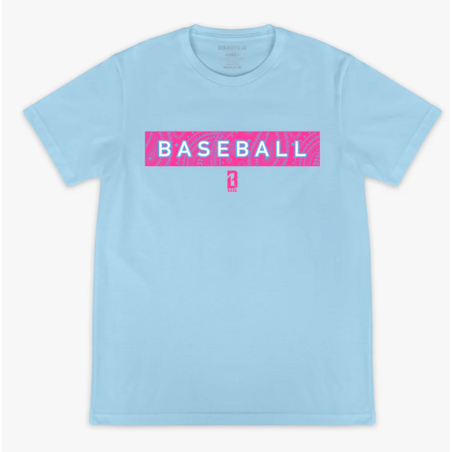 Paisley Youth Tee Cotton Candy Blue
