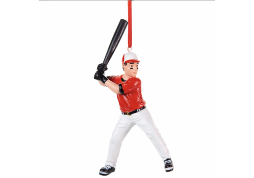 Baseball Ornament - Baseball Player 