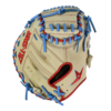 All-Star S7 Elite Pro Travel Catchers Mitt 33in Tan/Red/Sky Blue