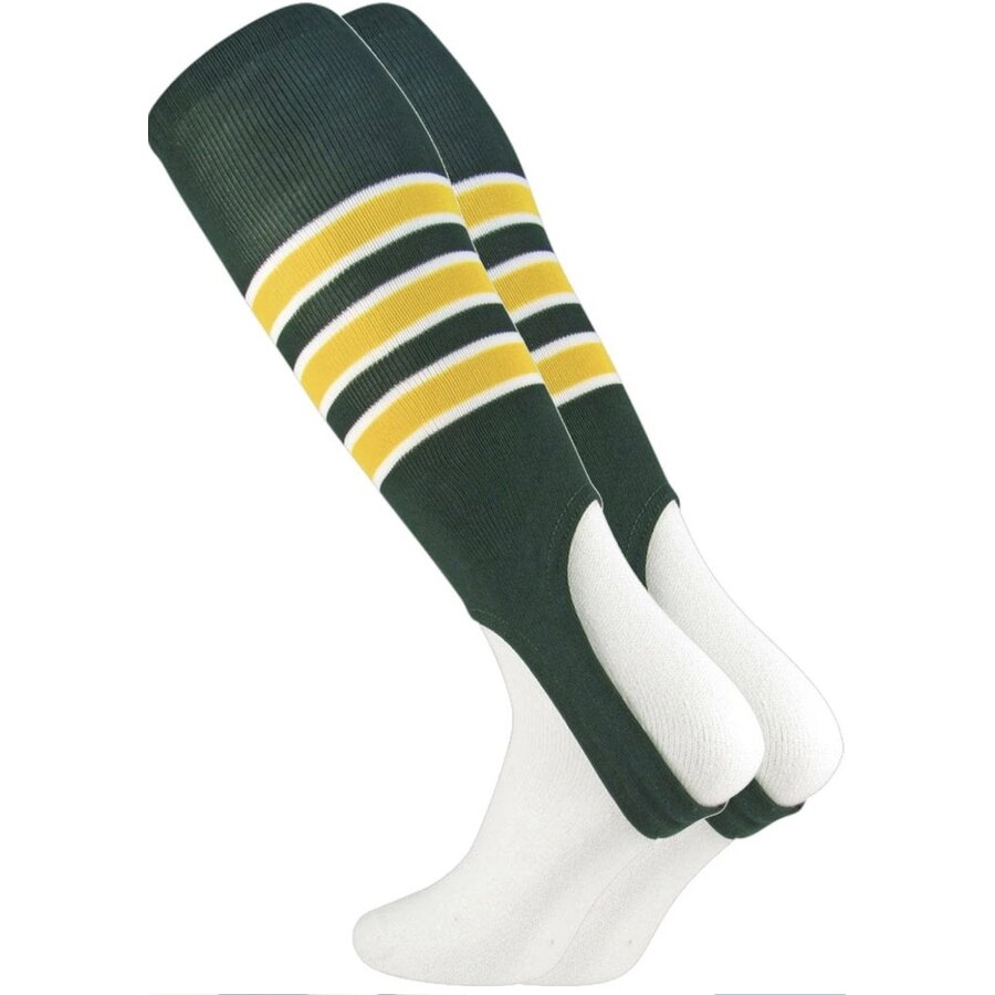 Striped Baseball Stirrups 7 Inch Pattern D