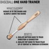 Camwood Training Bats Stock Baseball and Softball One Hand Trainer
