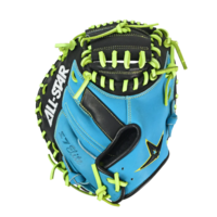 S7 Elite Catchers Mitt 33in Sky Blue/Black