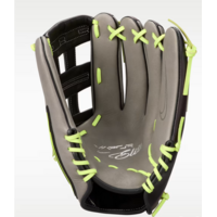 Nike Vapor Elite H Web RHT Smoke Grey/Volt/Black  12.75 in