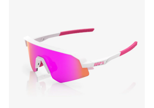 SLENDALE YOUTH Matte White/Pink HiPER Vital Pink Mirror Lens 