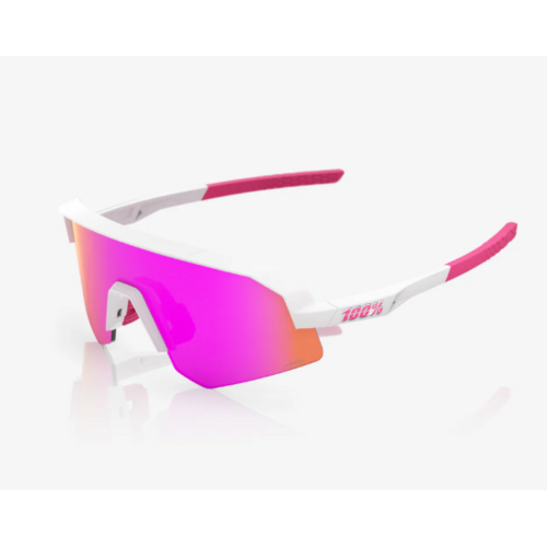 SLENDALE YOUTH Matte White/Pink HiPER Vital Pink Mirror Lens 