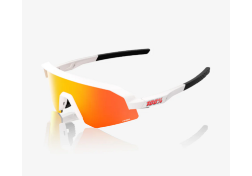 SLENDALE YOUTH Matte White HiPER Red Mirror Lens 