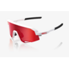 100% SLENDALE Matte White HiPER Red Mirror Lens