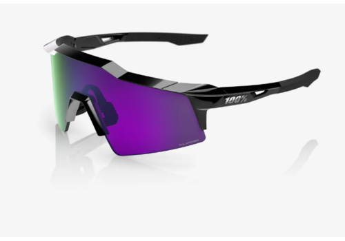 SPEEDCRAFT SL Polished Black HiPER Lavender Mirror Polarized Lens 