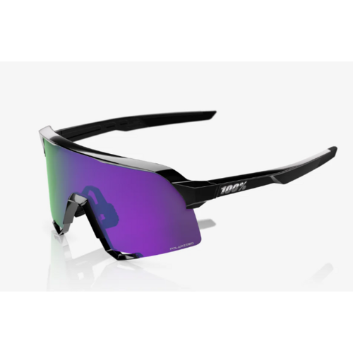 S3 Polished Black HiPER Lavender Mirror Polarized Lens 