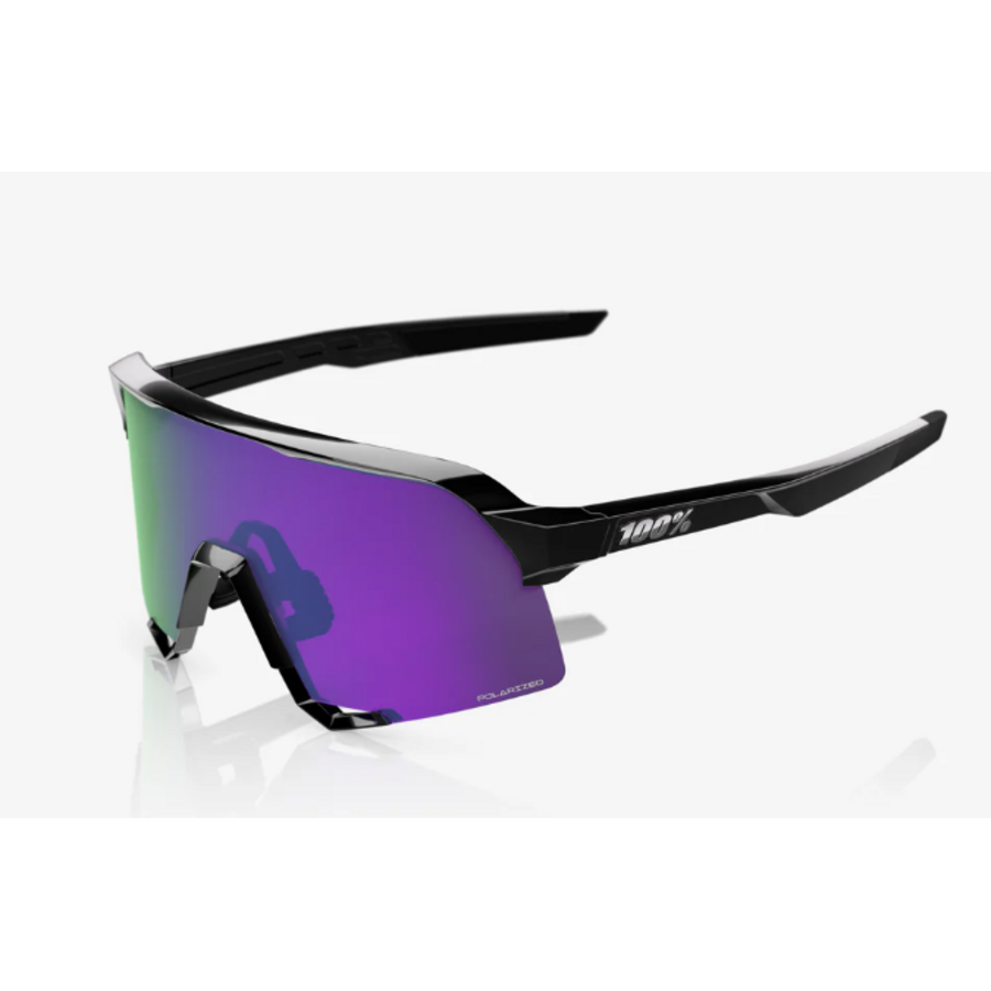 S3 Polished Black HiPER Lavender Mirror Polarized Lens