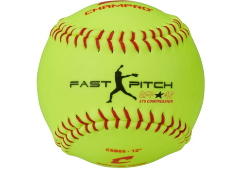 12 in Fast Pitch Durahide Cover Practice Balls CSB65 