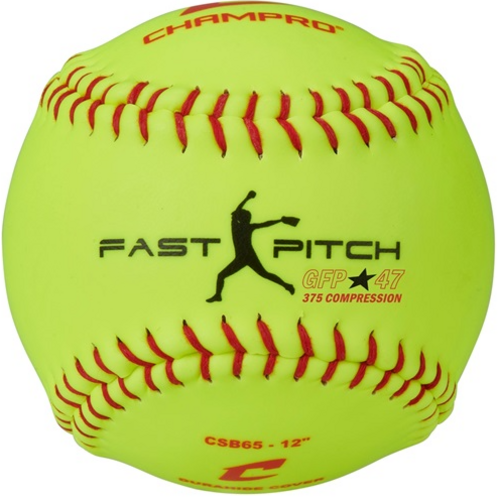 12 in Fast Pitch Durahide Cover Practice Balls CSB65 