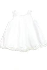 Feltman Brothers White Collared Lace Slip Dress