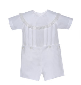 LullabySet Bennett White Romper