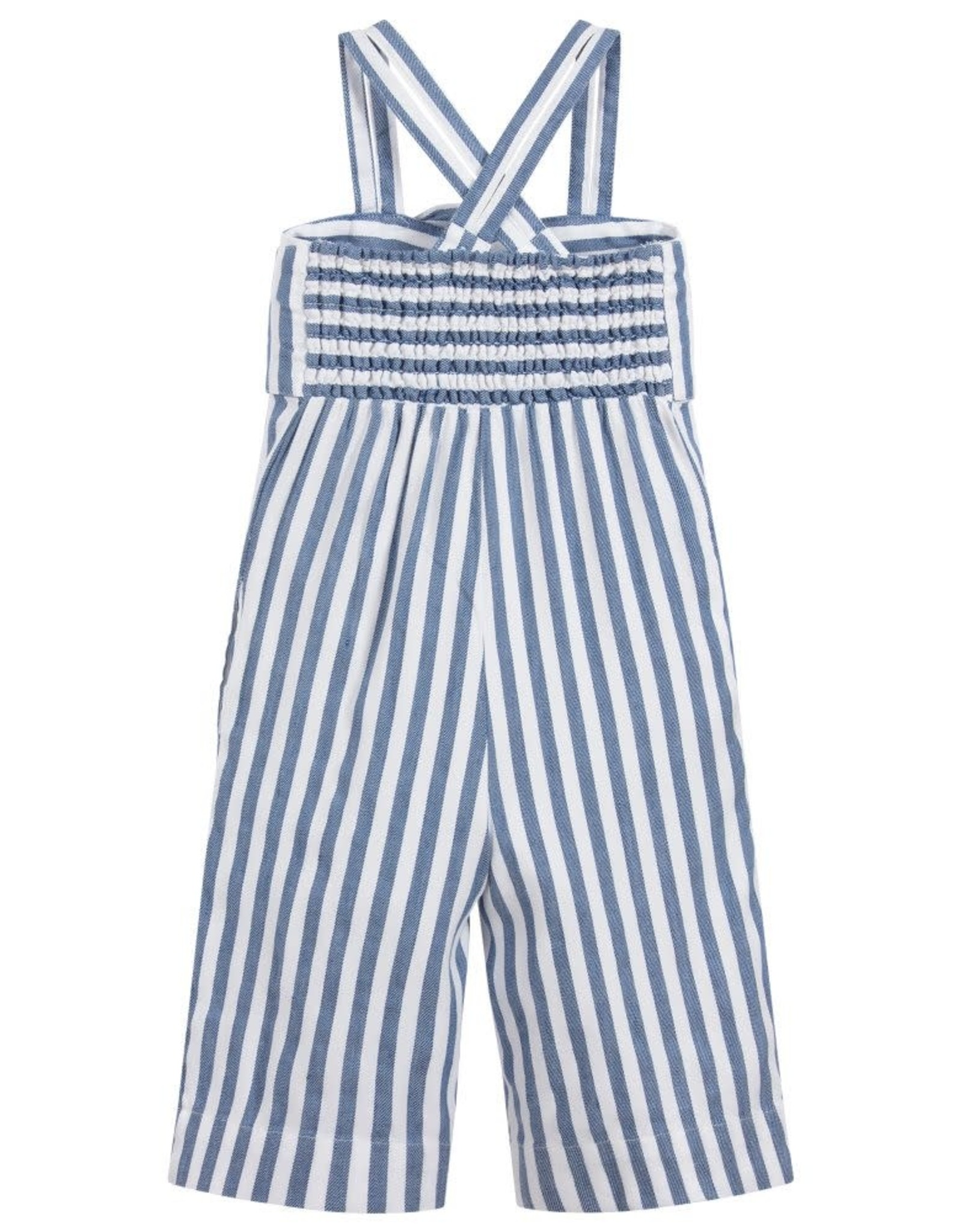 Mayoral Blue Stripped Jumpsuit