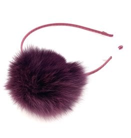 Bari Lynn Puff Fur Ball Headbands