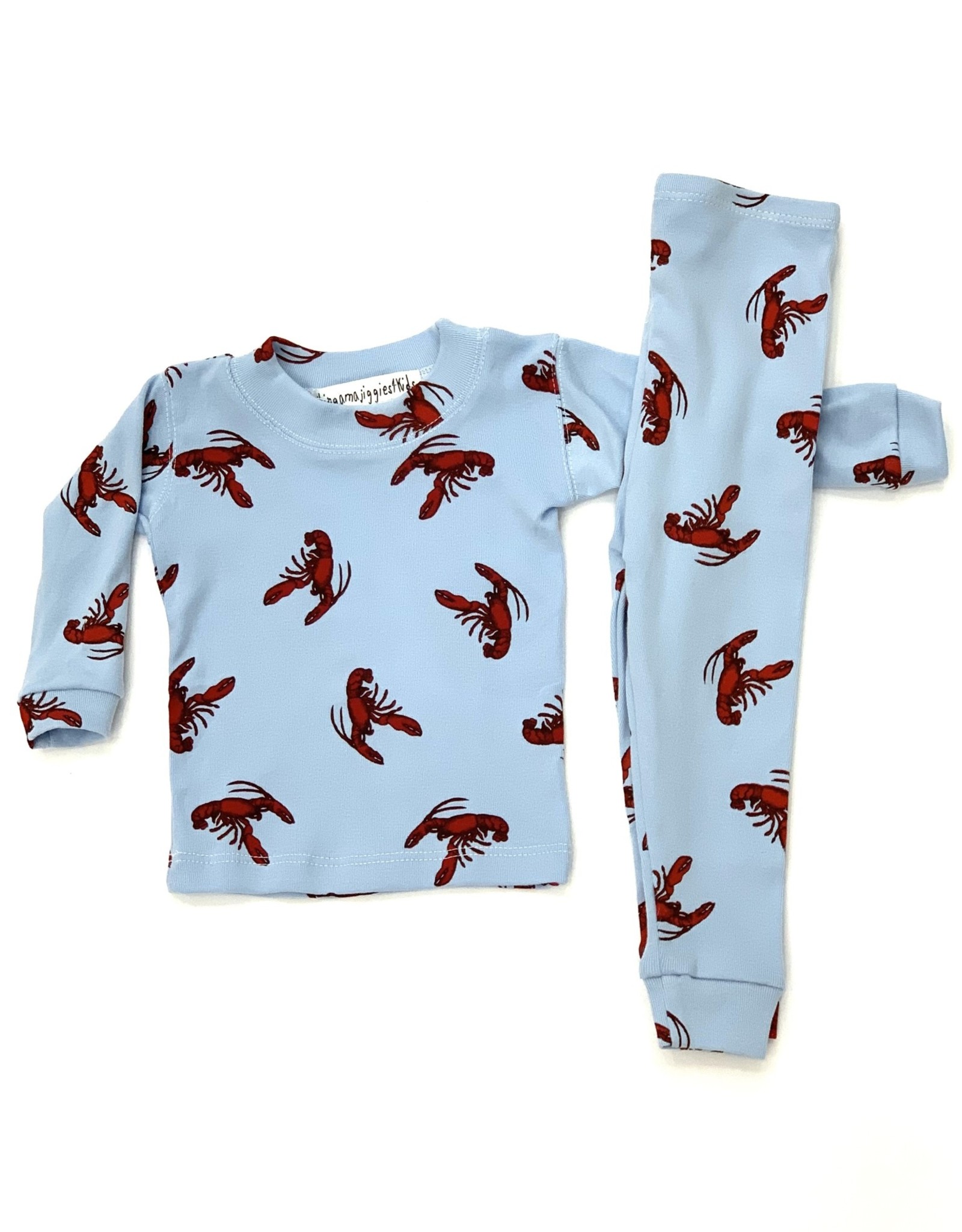 Two Piece Crawfish Pajama Set