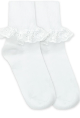 Jefferies Socks Chantilly Lace Turn Cuff Socks 2107
