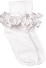 Jefferies Socks White Ruffle Sock 2143