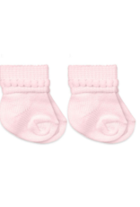 Jefferies Socks Pink Cotton Turndown 2 Pack 2655